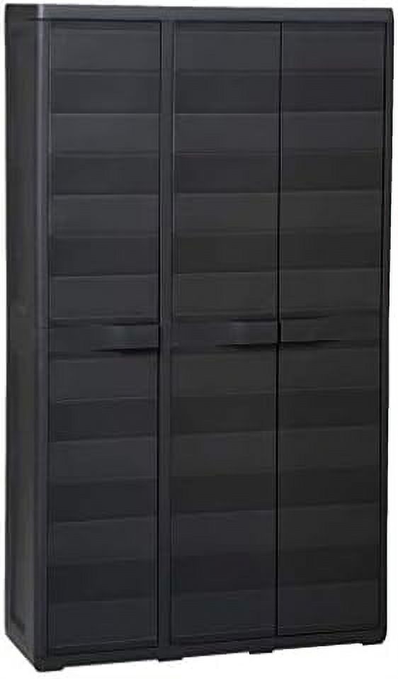 storage unit, garden storage with 4 shelves, outdoor storage