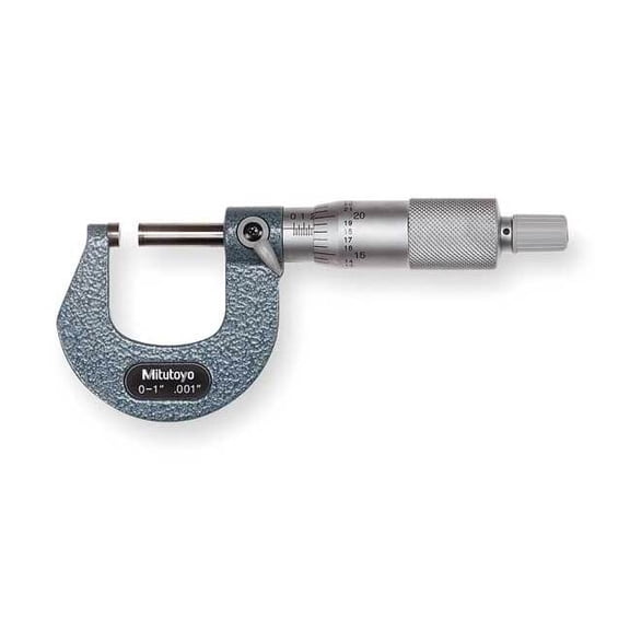 Mitutoyo Micrometer,0 to 1",0.001,Ratchet 103-259
