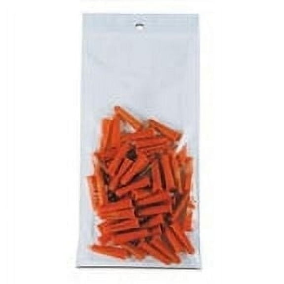 3 x 4" 2 Mil Hang Hole Reclosable Poly Bag 1000/Case