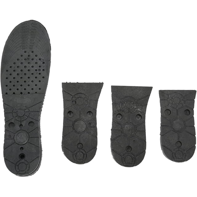 HELIAHO Elevator Shoes for Men Insole Insole, Secret Insole 4 Layers Adjustable Height Increase Insole Unisex Pu Heel Lift Insole Higher Than Height Shock Absorption High Elasticity CJ911-6923