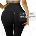 thumbnail image 5 of Seamless Leggings for Women Butt Lifting High Waist Yoga Pants Scrunch Booty Leggings Workout Tights, 5 of 13