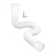 thumbnail image 1 of Extensiones de bajante para canaletas de lluvia para drenaje de agua de lluvia Extensor de bajante para blanco, 1 of 9