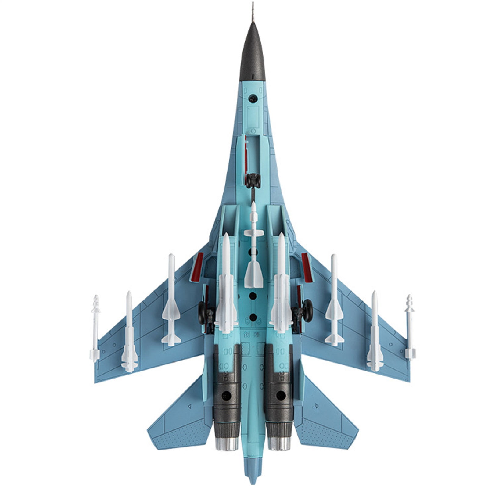 NATEFEMIN SU 30MKK Russian Fighter Plane Model 1/100 Scale Diecast Collectible Aviation Gift Air Force Display
