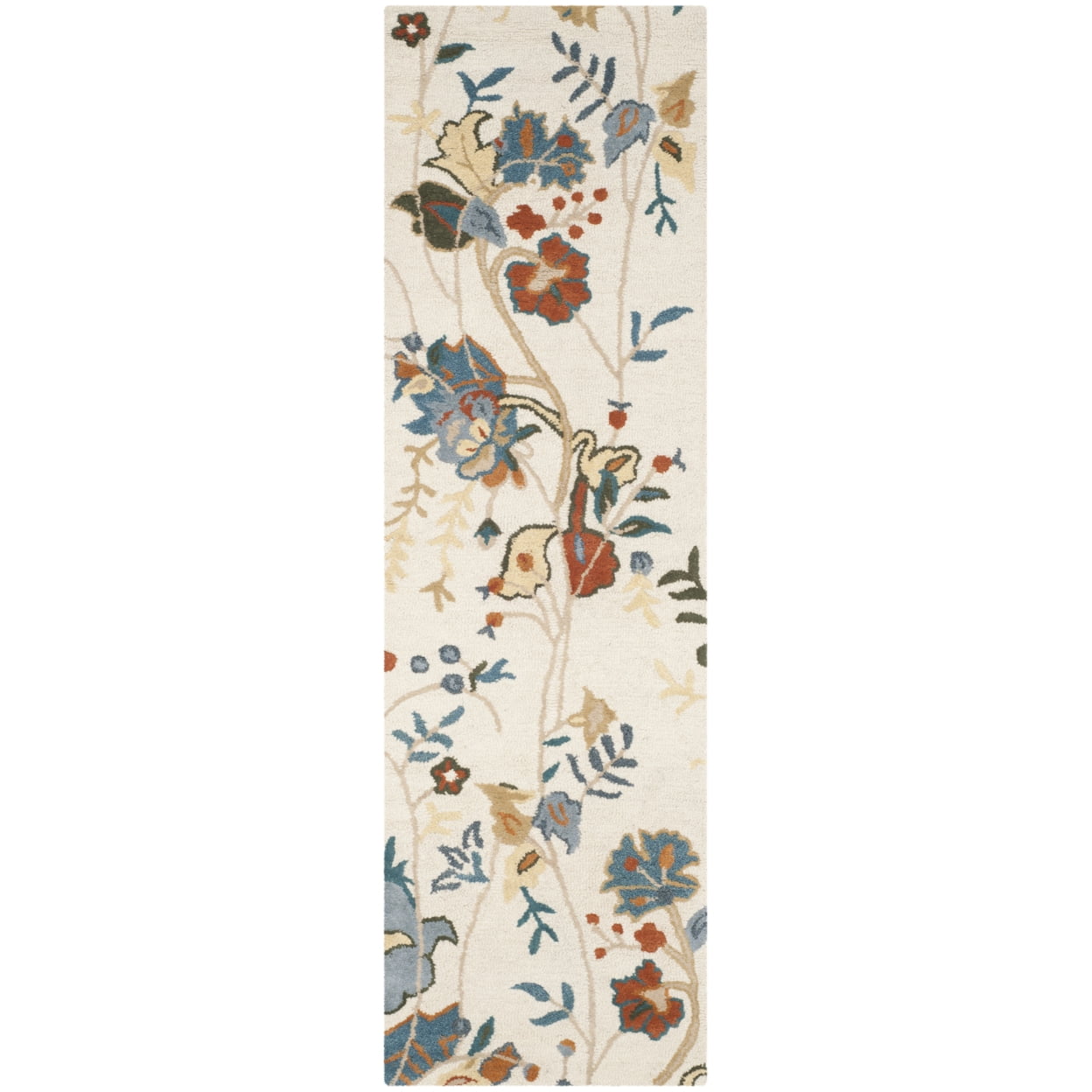 SAFAVIEH Blossom Winnie Floral Runner Rug, Red/Blue/Multi, 2'3" x 8'