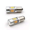 thumbnail image 2 of 2X 1156 50W 840LM High Power LED Amber Turn Signal Brake Tail Lights Bulbs, 2 of 6