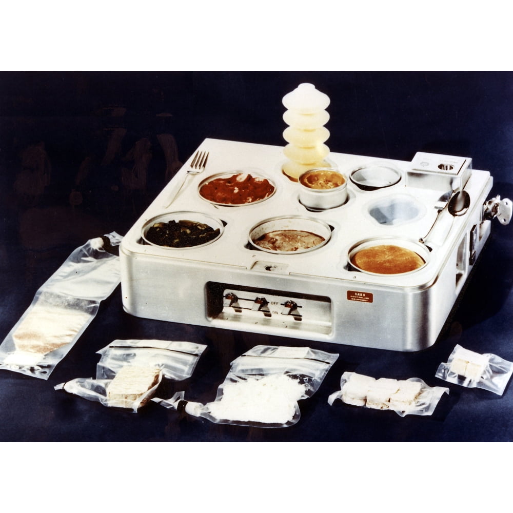 Skylab Food Heating And Serving Tray With Food History