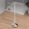 thumbnail image 3 of Gatco 1505PN Floor S-Style Towel Stand, Polished Nickel, 3 of 7