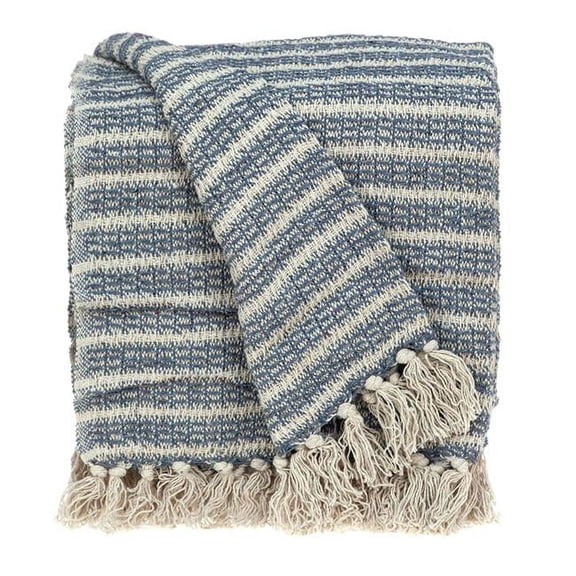 Parkland Collection THRI21235 52 x 67 in. Simone Casual Woven Handloom Throw - Beige