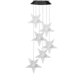 thumbnail image 1 of Campanas de viento solares con bola de cristal para exteriores, regalos de cumpleaños que cambian de color para mujeres, mamá, abuela, tía, esposa, hija, amiga y hermana, estrella transparente 1,23 cp, 1 of 5