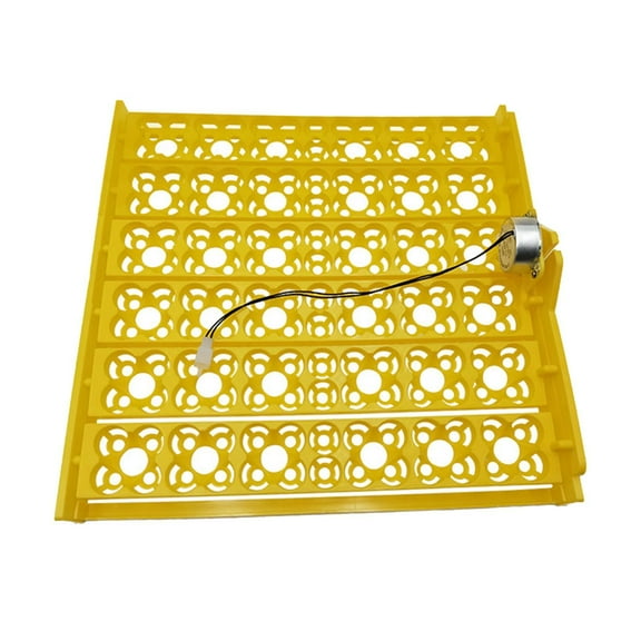 Yellow Eggs Incubator Turning Tray with DC 12V Poultry Hatching Device for 36 Chicken Eggs, or 156 Quail Eggs