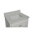 thumbnail image 5 of KBC Abbey 30" Solid Wood Bathroom Vanity w/ Quartz Stone in White, 5 of 8