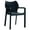 Black, variant on Compamia ISP028-WHI Diva Stackable Armchair - White- set of 2
