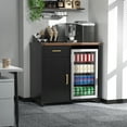 thumbnail image 3 of Coffee Bar with Mini Fridge Space, Mini Fridge Cabinet Stand for Dorm, Kitchen or Office, 3 of 7