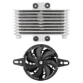 thumbnail image 3 of Motorcycle Engine Oil Cooler Fan Cooling Radiator Aluminum 125Ml Universal for Motorcycle Dirt Bike ATV, 3 of 5