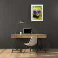 thumbnail image 3 of Rotenberg, Nancy 13x18 White Modern Wood Framed Museum Art Print Titled - Two Pansy Faces in Garden, 3 of 4
