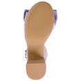 thumbnail image 6 of Journee Womens Zenni Bow Detail Platform Dress Sandals, 6 of 10