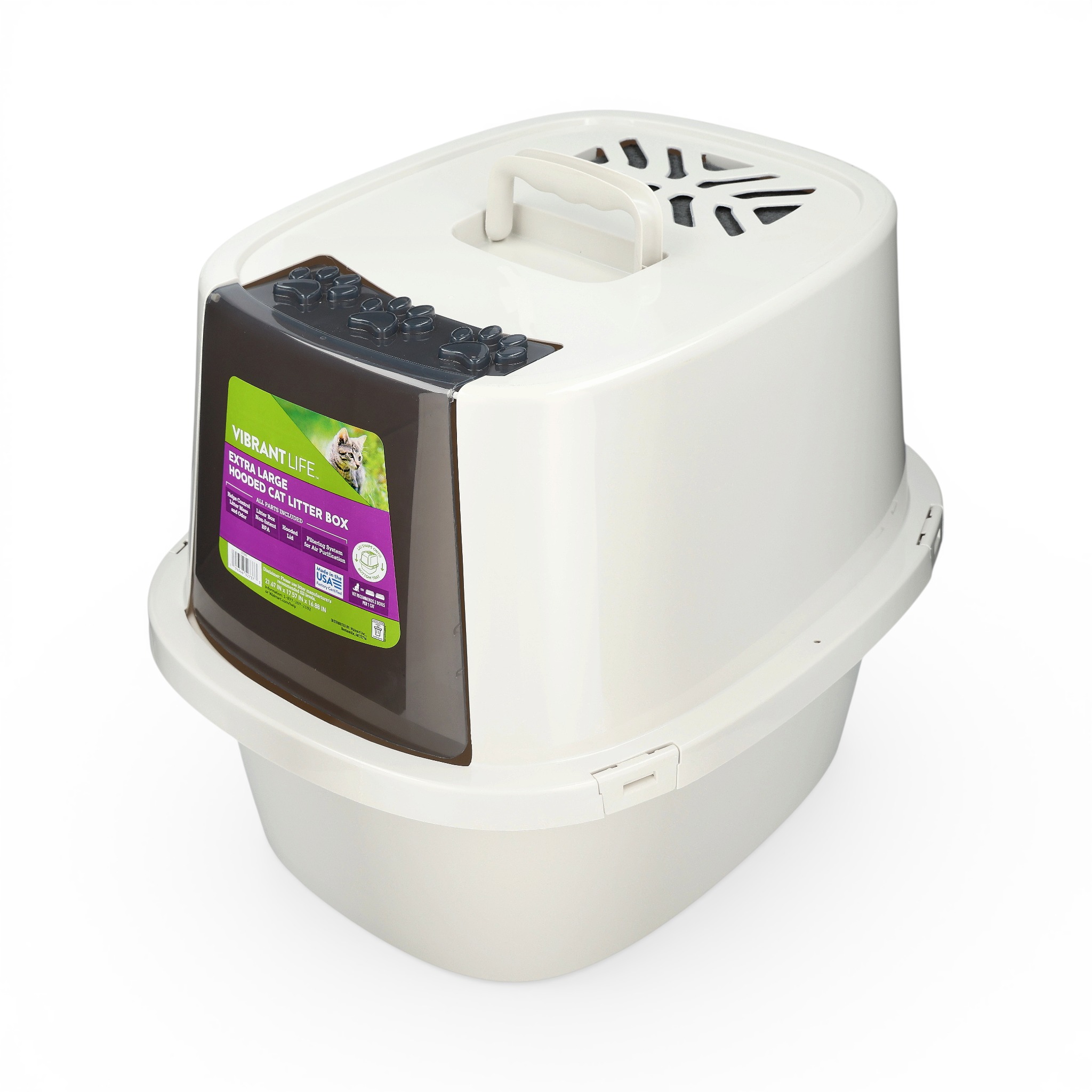 Vibrant Life Extra Large Hooded Litter Box photo 4