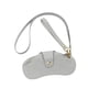 thumbnail image 5 of Estuche para gafas de sol, bolsa para gafas con correa para la muñeca, correa para el cuello, botón a presión portátil Gris, 5 of 9