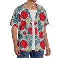 thumbnail image 2 of Fotbe Tomato Camisa Estampada de Manga Corta para Hombre, Casual de Verano, Estilo Playero, Sin Arrugas-4X-Large, 2 of 5