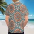 thumbnail image 6 of High Quality Hawaiian Shirts for Men Short Sleeve Aloha Beach Shirt Floral Summer Casual Button Down Shirts Blouses FUCYJK, 6 of 7
