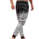 thumbnail image 4 of Pantalones largos para hombre, con cordón ajustable en degradado, cintura elástica, informales, con pies atados, pantalones deportivos de poliéster para hombre., 4 of 7