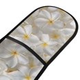 thumbnail image 2 of Dailycode Double Sided Oven Mitt with Loop Heat Resistant Kitchen Long Potholders 7" x 35" Beautiful Jasmine Flowers, 2 of 6
