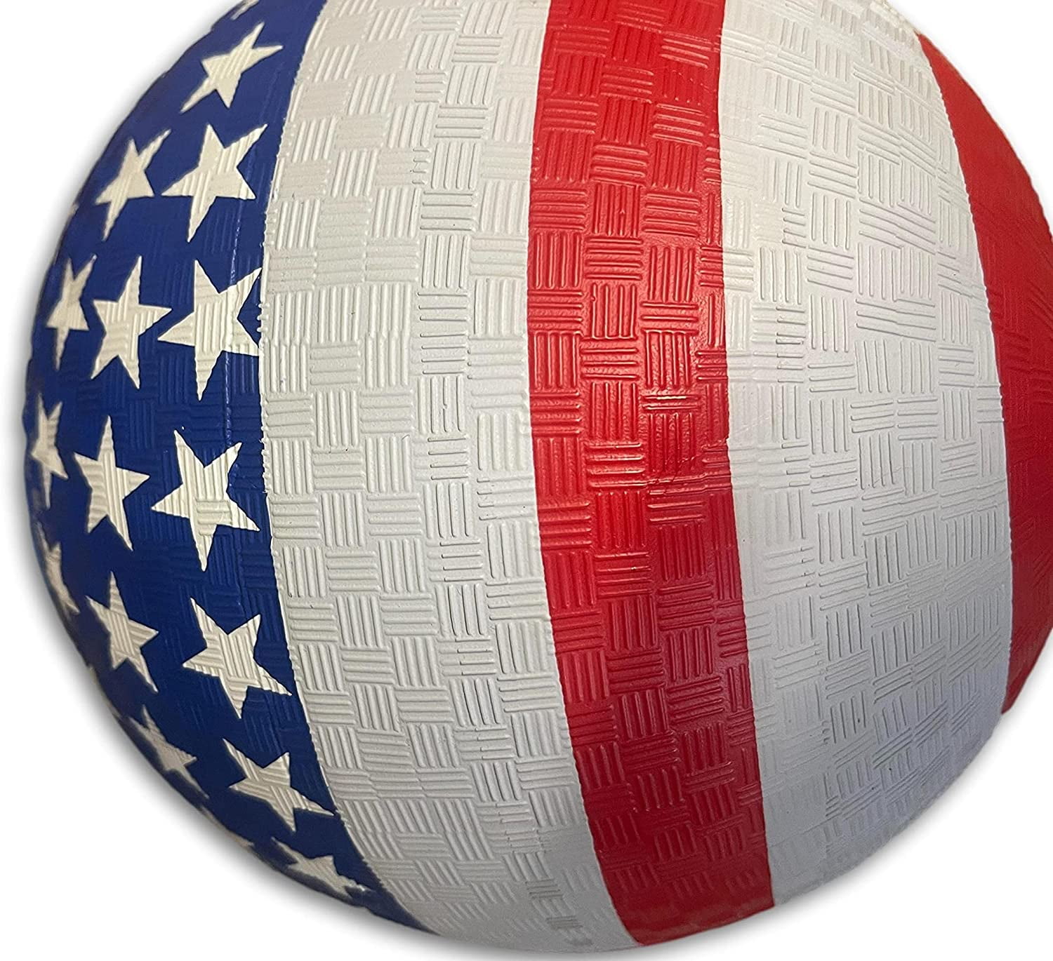 USA Patriotic KickBall 8.5 inch American Flag Playground Ball Needle, Bouncy Ball Dodgeball