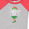 thumbnail image 3 of Inktastic Funny Christmas I'm the Sassy Elf with Shoes and Hat Boys or Girls Baby Bodysuit, 3 of 4