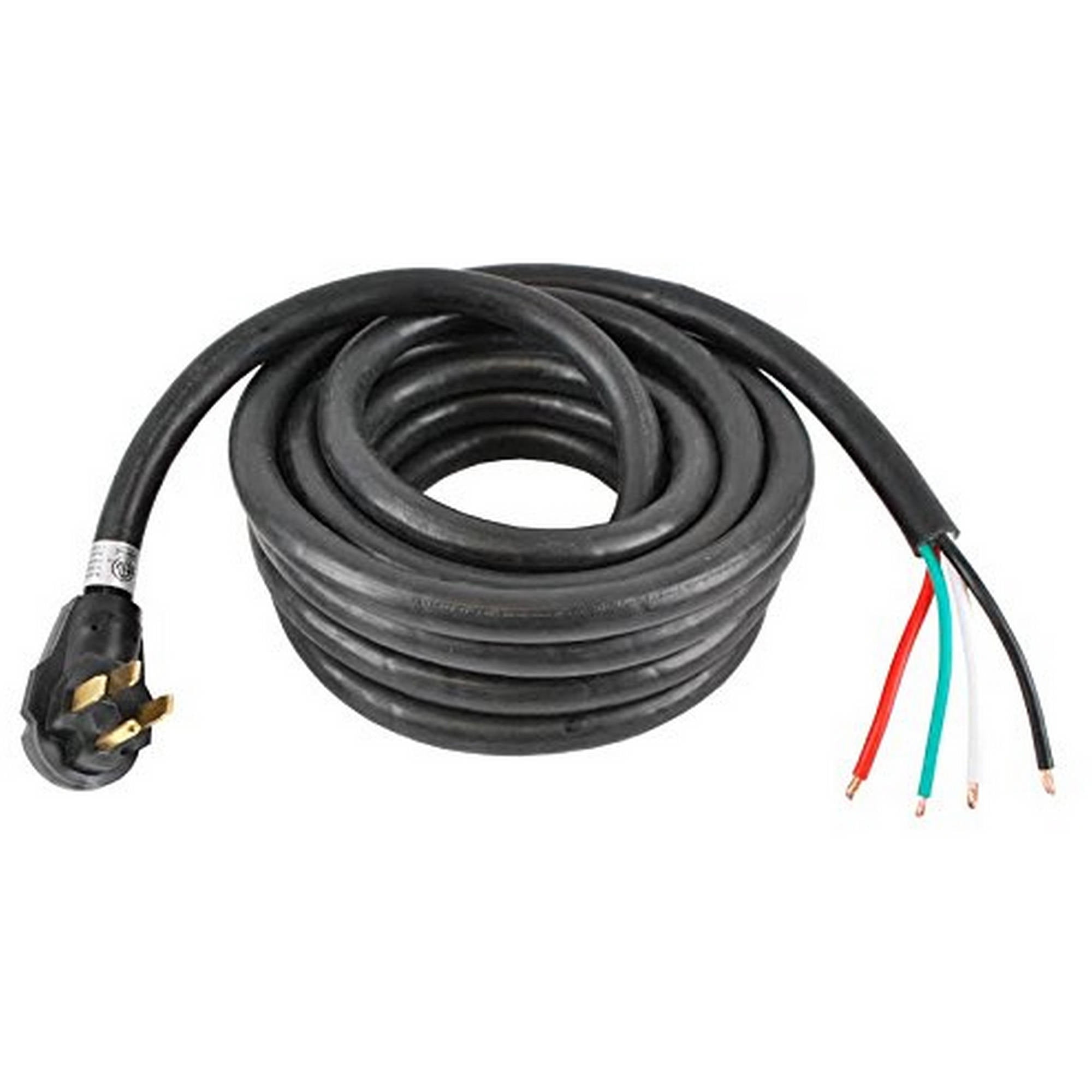 ALEKO RV30-30 30 30Amp 3 Wire W/Small Plug RV Motor Camper Cord W/6 Loose End 
