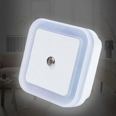 UKLL-6 Pack LED Night Light with Smart Sensor Dusk to Dawn Sensor, Daylight White, 0.5W Plug-inNight Lights Plug into WallLights for Bathroom,Hallway,Bedroom, Kids Room, Kitchen, Stairway