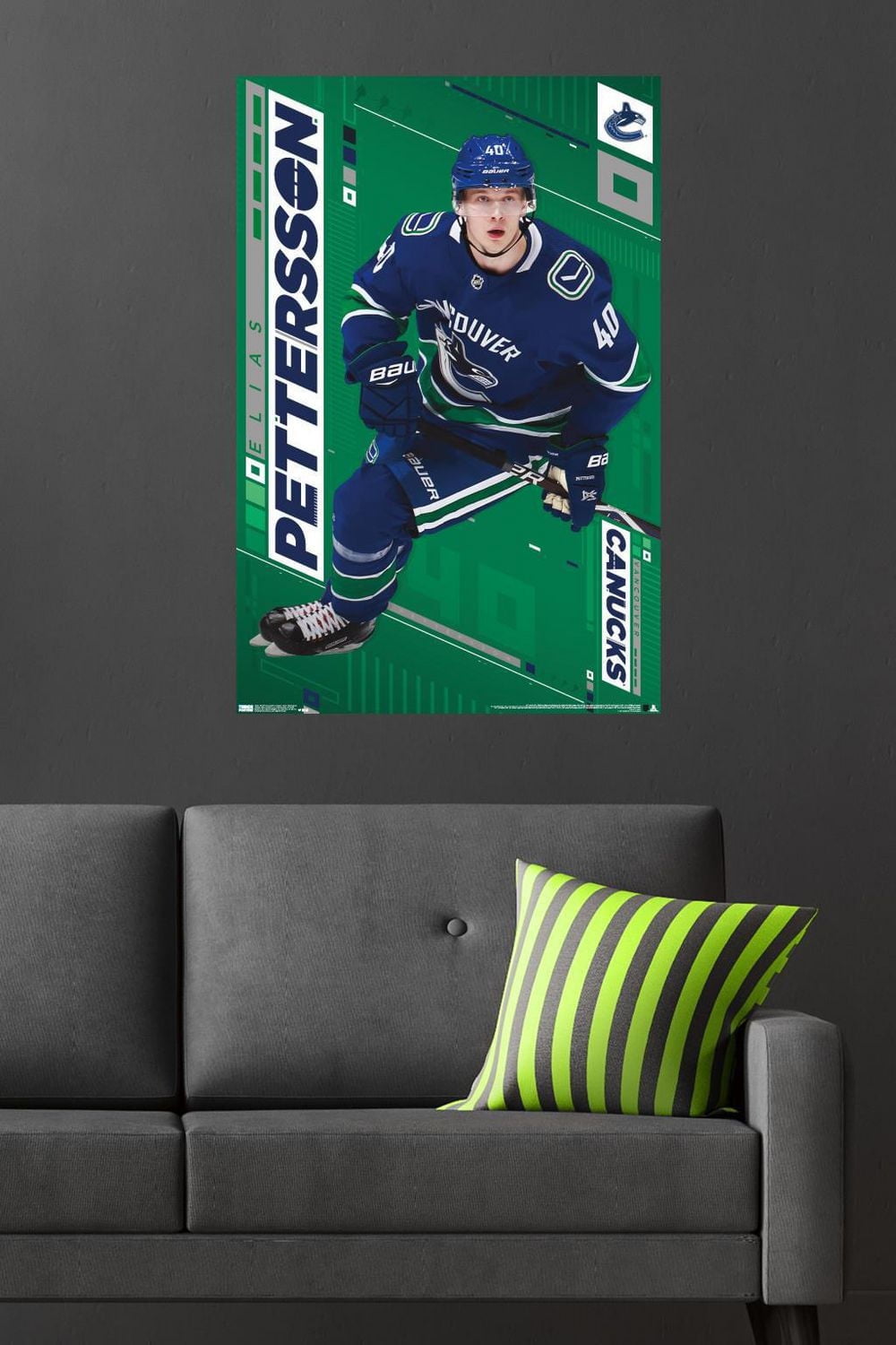 NHL Vancouver Canucks - Elias Pettersson 19 Wall Poster, 22.375" x 34"