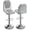 Grey, variant on Yunken Modern Racing Seat Bar Stools Set of 2, Adjustable Swivel Gaming Stools with Backrest and Footrest, Grey