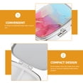 thumbnail image 3 of OULII Silver Portable Pill Organizer Metal Case with Mirror Large Capacity Travel Pill Container, 3 of 8