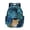 Blue - Leopard, variant on DISNIMO Floral Print 17 Inch School Backpack for Boys Girls, Sturdy Lightweight Kids Bookbag with Adjustable Padded Straps for Daily Use Travel