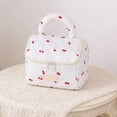 thumbnail image 2 of Cherry Printed Cosmetic Bag Portable Travel Toiletry Storage Organizer Pouch, 2 of 6
