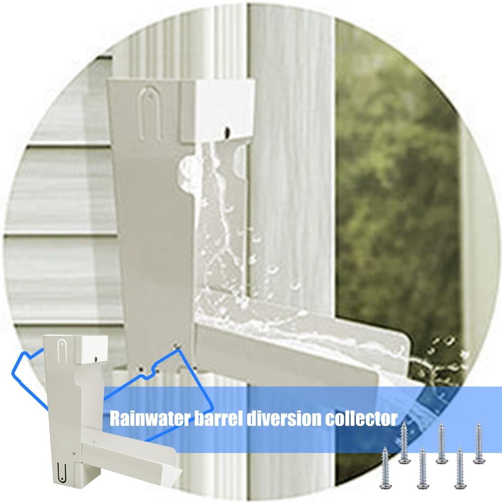 Heavy Duty Metal Rainwater Catcher System Low Maintenance Design for 3x4inch