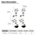 thumbnail image 6 of Uemuo Gnome Sweet Honey Pattern Women's Crew Socks, Soft Durable Breathable Moisture-Wicking with Odor Control Cotton socks, 6 of 9