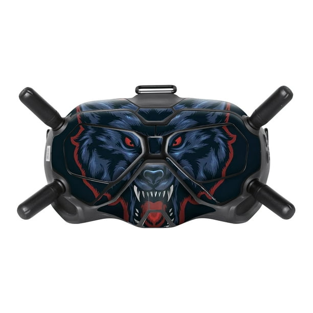 Sunnylife Drone Goggle Pegatina Anti-Scratch Anti-Collision Quadcopter Glasses PVC Decal Decor Protector Reemplazo para DJI FPV Tipo 5 Advancent EL006188-05B