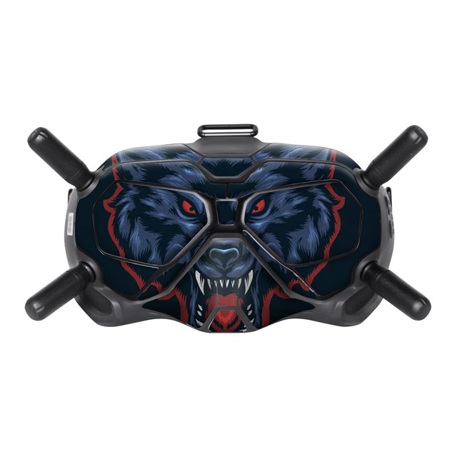 Sunnylife Drone Goggle Pegatina Anti-Scratch Anti-Collision Quadcopter Glasses PVC Decal Decor Protector Reemplazo para DJI FPV Tipo 5 Inevent EL006188-05B