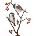 thumbnail image 1 of Garden Statue Metal Garden Ornament with Birds Design - For Home, Garden, Yard, 1 of 1