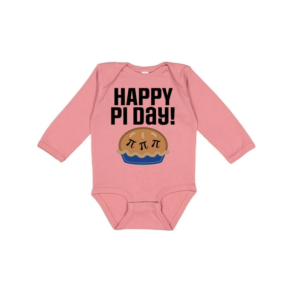 Inktastic Happy Pi Day School Math Party Boys or Girls Long Sleeve Baby Bodysuit
