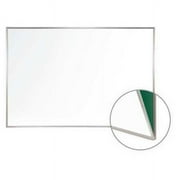 GHENT RNM148 48-1/2"x96-1/2" Magnetic Porcelain Whiteboard, Matte