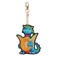 thumbnail image 1 of Llavero Artístico Con Dinosaurio Doble Cara 26 Letras Creativas, 1 of 9