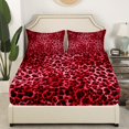 thumbnail image 3 of Erosebridal Chic Cheetah Sheet Set King, Leopard Print Bedding Sets King Size, Teenager Adult King Sheet Sets, Super Cozy Room Decorative, 4 Pieces, 3 of 7