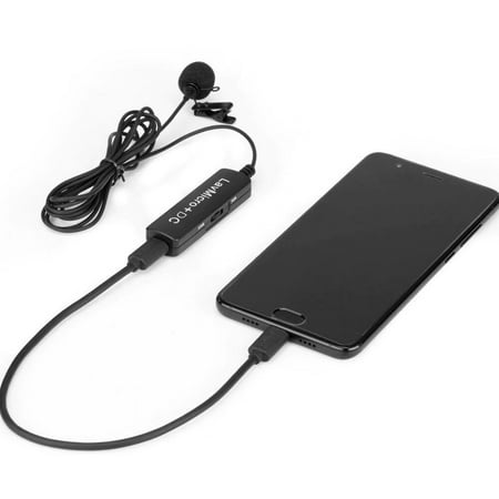 Saramonic - LavMicro+ DC Digital Lavalier Microphone with Lightning, USB-C & USB-A output