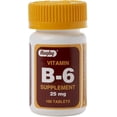 thumbnail image 2 of Rugby Vitamin B-6 25 Mg Tablets - 100 Ea, 2 Pack, 2 of 2