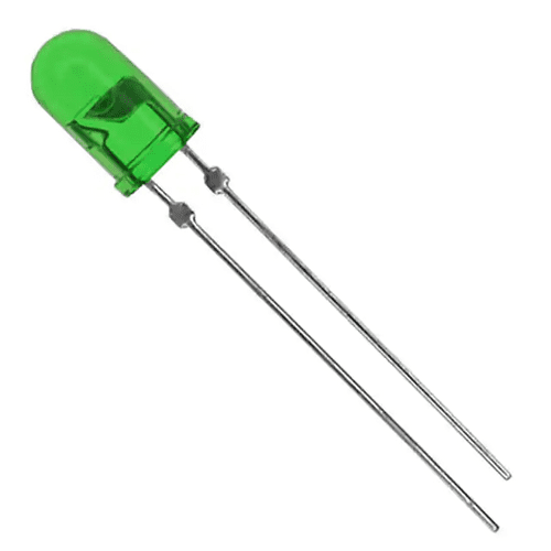 Pack of 10  TLHG6200  LED Green Clear 565nm 2Pin T-1 3/4 Radial