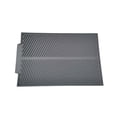 thumbnail image 1 of Naiovety Escurridor de platos Gel de sílice de silicona Drenaje de borde cuadrado Tanque de agua Compacto grande Conveniente * Almohadillas de Organizadores de utensilios de cocina Gris 1, 1 of 6