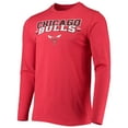 thumbnail image 2 of Men's Concepts Sport Black/Red Chicago Bulls Long Sleeve Top & Pants Sleep Set, 2 of 5