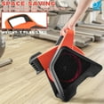 thumbnail image 6 of Azure Zone, 230 CFM High Utility Blower Fan Carpet Dryer Floor Fan, for Drying, Cooling, Ventilating Exhausting, 3 Speeds, 2 Accessory Outlets 110V, Janitorial Plumbing, Home, Work Shop Use, 6 of 9